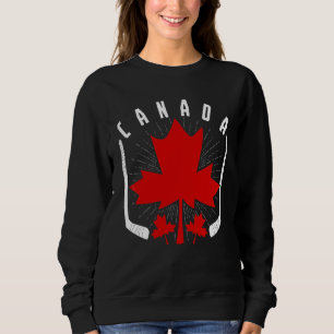 Camiseta Cartaz do Orgulho Canadiano de Hóquei em Gelo