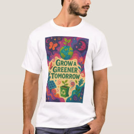Camiseta Cartaz Inspirador Ecológico