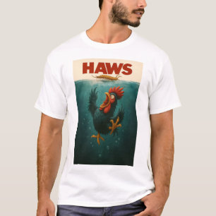 Camiseta Cartaz Paródia HAWS – Galinha Engraçada vs Centopé