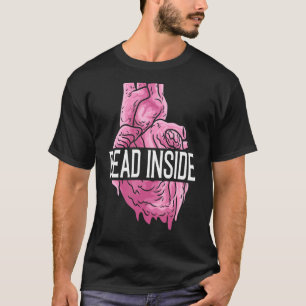 Camiseta Cartaz quebrado Emo do Coração Humano Anatômico do