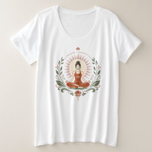 Camiseta Cartaz Respirar Equilíbrio Ser Mindfulness