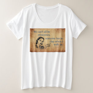 Camiseta Cartaz retrô vintage das princesas da SlipperyJoe'