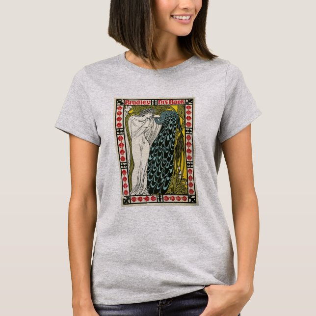 Camiseta Cartaz Vintage: Pavão: Mulher (Frente)