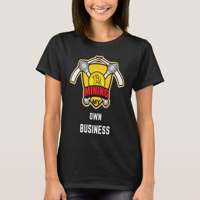 Camiseta Carteira Digital Blockchain Moeda Criptográfica Bi (Frente)