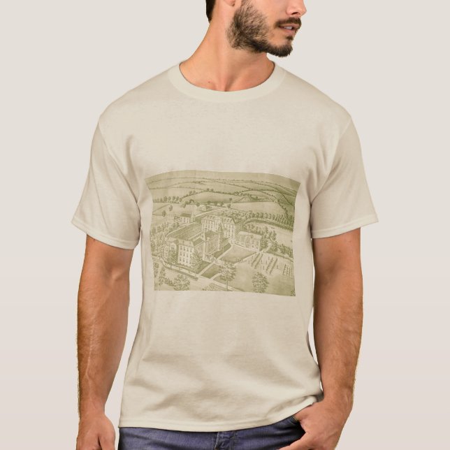 Camiseta Carteira Postal Sepia, da Escola Militar Kemper (Frente)