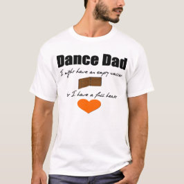 Camiseta Carteira vazia do paizinho da dança, coração