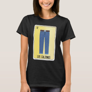 Camiseta Cartelas de Bingo da Loteria de Calzones Gíria Mex