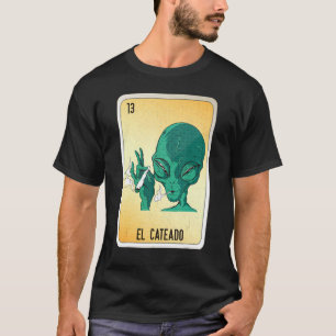 Camiseta Cartelas de Bingo da Loteria de Gírias Mexicanas E