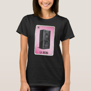 Camiseta Cartelas de Bingo da Loteria de Gírias Mexicanas L