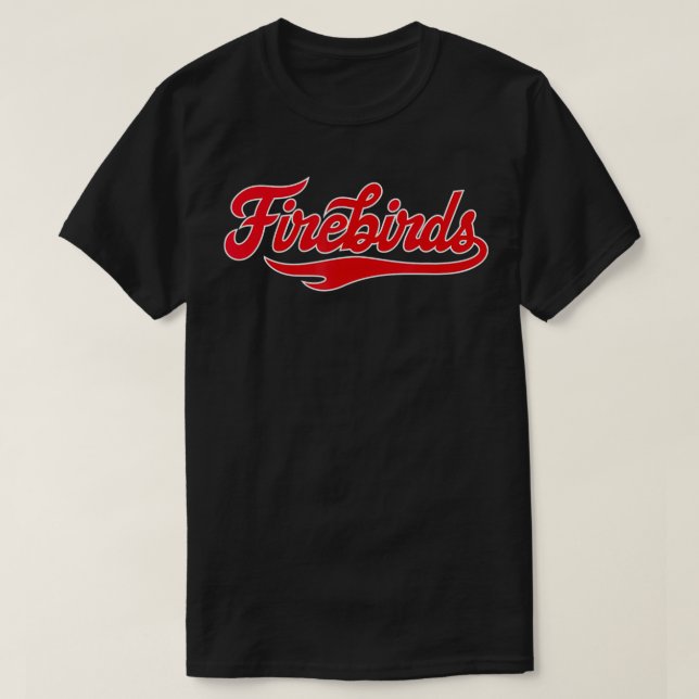 Camiseta Carthage College Firebird Script Athletic Clássico (Frente do Design)