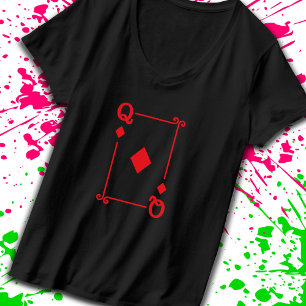 Camiseta Cartões - Cartões de Diamantes Correspondentes -