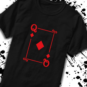Camiseta Cartões - Cartões de Diamantes Correspondentes -