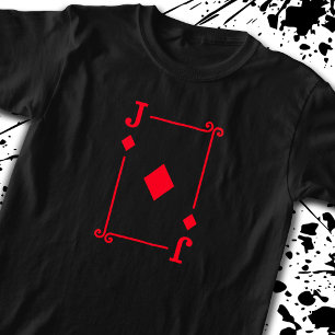 Camiseta Cartões - Cartões de Diamantes Correspondentes -
