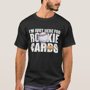 Camiseta Cartões Comerciais e Placa de Baseball