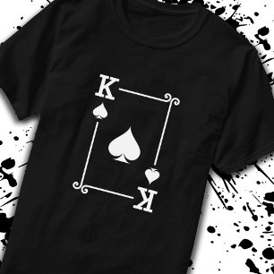Camiseta Cartões - Conjuntos de Cartas de Espadas Correspo
