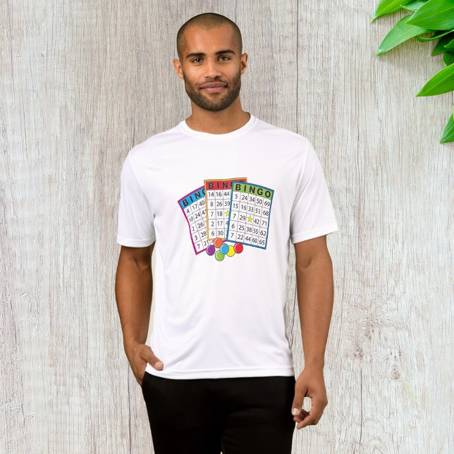 Camiseta Cartões de Bingo Ativo (Criador carregado)
