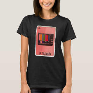 Camiseta Cartões De Bingo Da Loteria De Slang Da Televisão 