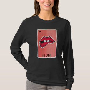 Camiseta Cartões de Bingo da Loteria de Slang do Los Labios