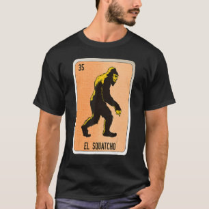 Camiseta Cartões de Bingo da Loteria de Slang El Squatcho M