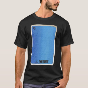 Camiseta Cartões de Bingo da Loteria do El Invisivel Mexica