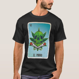 Camiseta Cartões de Bingo da Loteria do El Porro Mexicano S