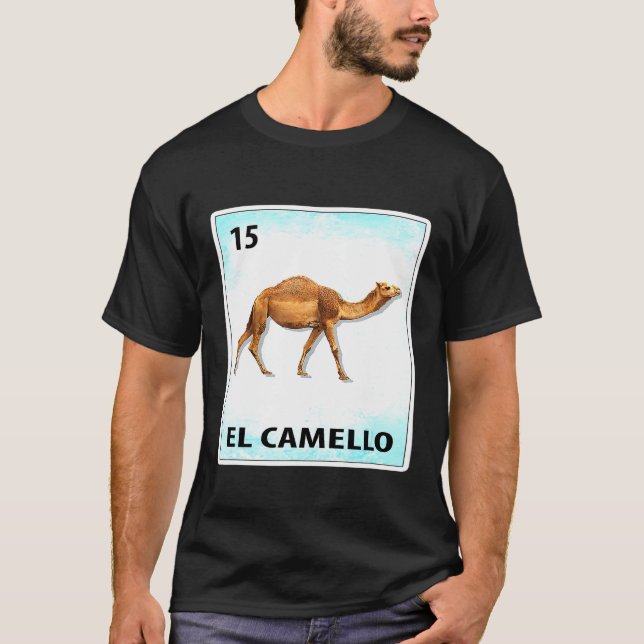 Camiseta Cartões de Camel mexicanos El Camello (Frente)