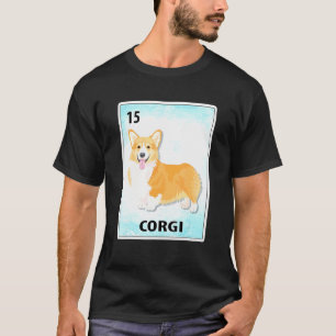 Camiseta Cartões de Cão Mexicano Corgi