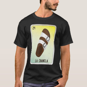 Camiseta Cartões de Loteria Bingo La Chancla Gíria Mexicana