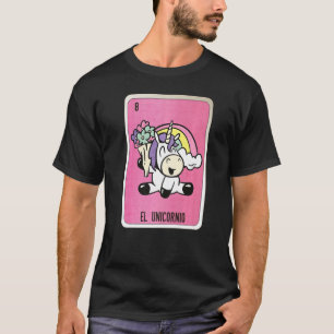 Camiseta Cartões de Loteria do México El Unicornio Mexicano
