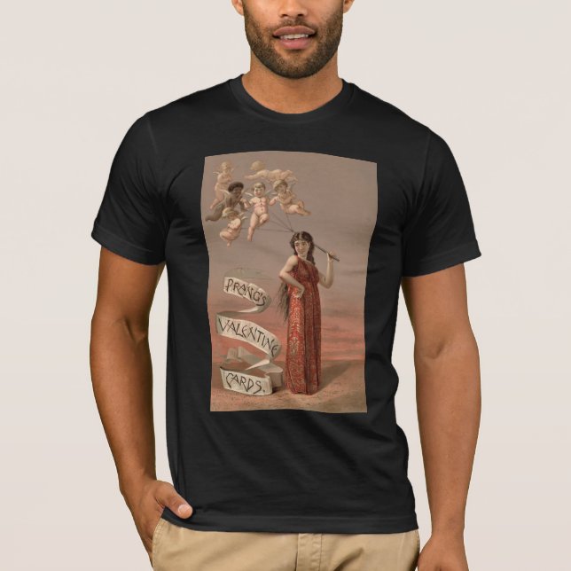 Camiseta Cartões de Namorados Pitar AD, Mulher e Cherubs (Frente)