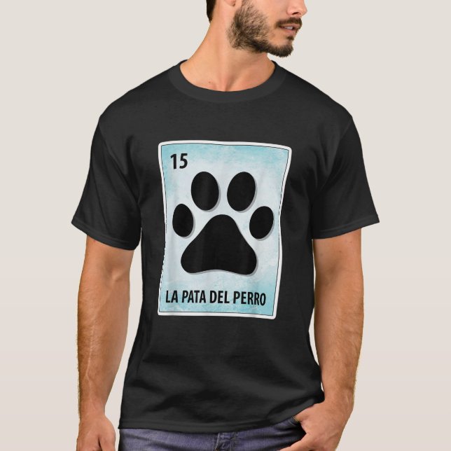 Camiseta Cartões De Pata Del Perro Mexicano (Frente)