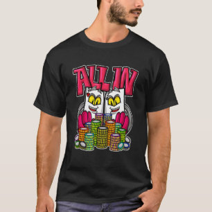 Camiseta Cartões de pôquer 7 E 2