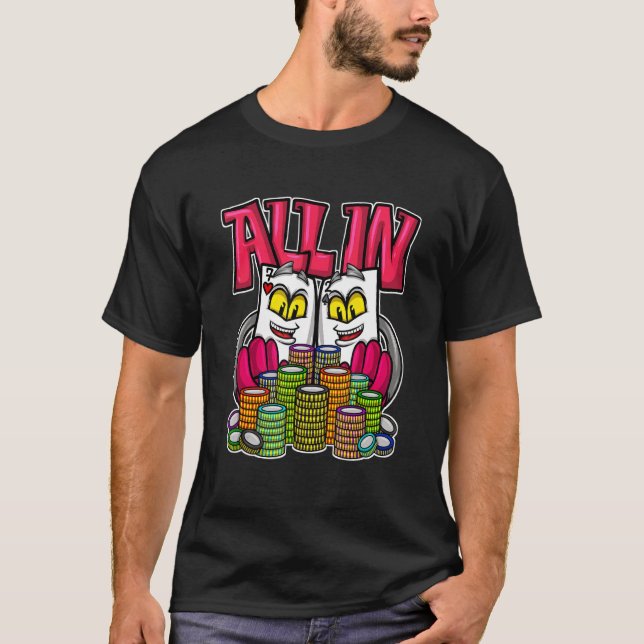 Camiseta Cartões de pôquer 7 E 2 (Frente)