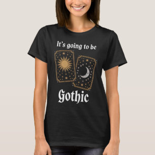 Camiseta Cartões de Tarô Gótico - Letras Medievais Fortune