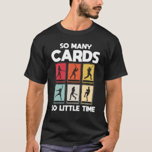Camiseta Cartões desportivos e coletor de cartões de beiseb