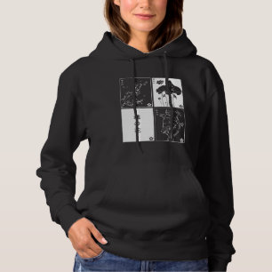 Camiseta Cartões Kanji Japoneses Estético Minimal Branco Pr