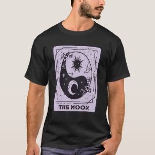 Camiseta Cartões Místicos De Lua E De Tarot Sun Ocultam Mag
