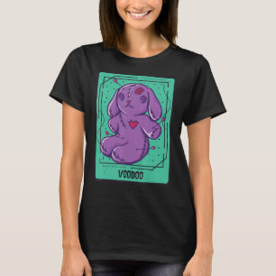 Camiseta Cartões Místicos Embalados Embalados Voodoo Bunny 