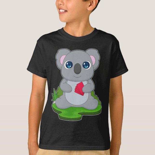 Camiseta Cartões Poker Koala (Frente)