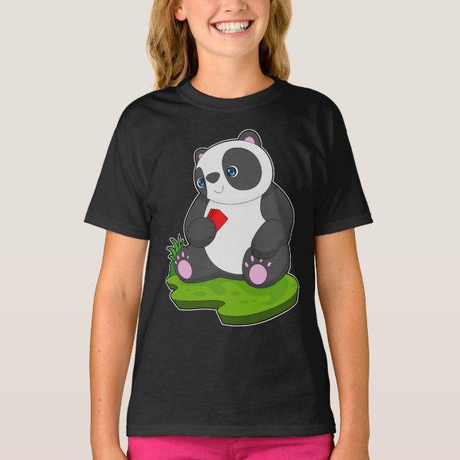 Camiseta Cartões Poker Panda (Frente)