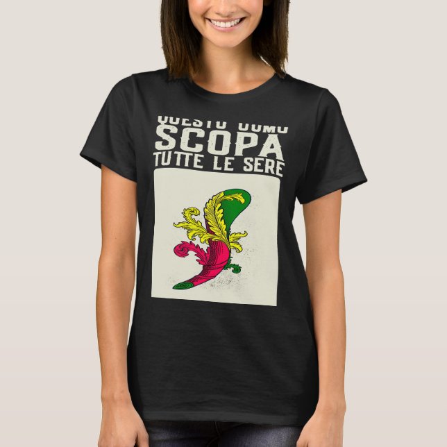Camiseta Cartões Scopa Italiano De Jogo De Cartões Scopa Nã (Frente)