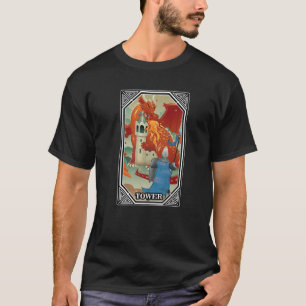 Camiseta Cartões-Tarot - Torre - Oculto - Teller Fortune - 