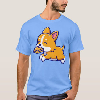 Camiseta Cartografia da caixa de papagaio de corgi