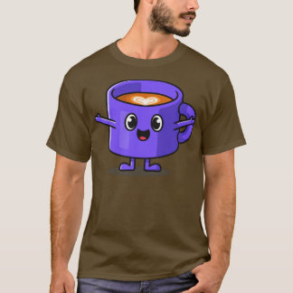 Camiseta Cartografia da Copa de Café Feliz e Bonita