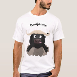 Camiseta Cartografia de búfalo com água corrente