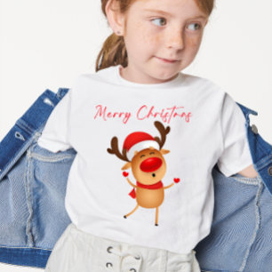 Camiseta Cartografia de Deer Feliz de Natal Natal