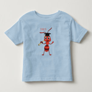 Camiseta Cartografia de formiga vermelha e bonita