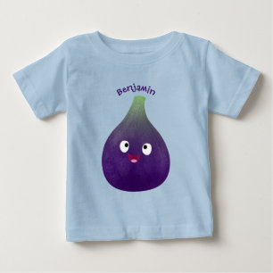 Camiseta Cartografia de fruta roxa e giro, bonita