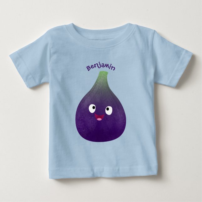 Camiseta Cartografia de fruta roxa e giro, bonita (Frente)