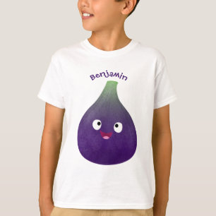 Camiseta Cartografia de fruta roxa e giro, bonita